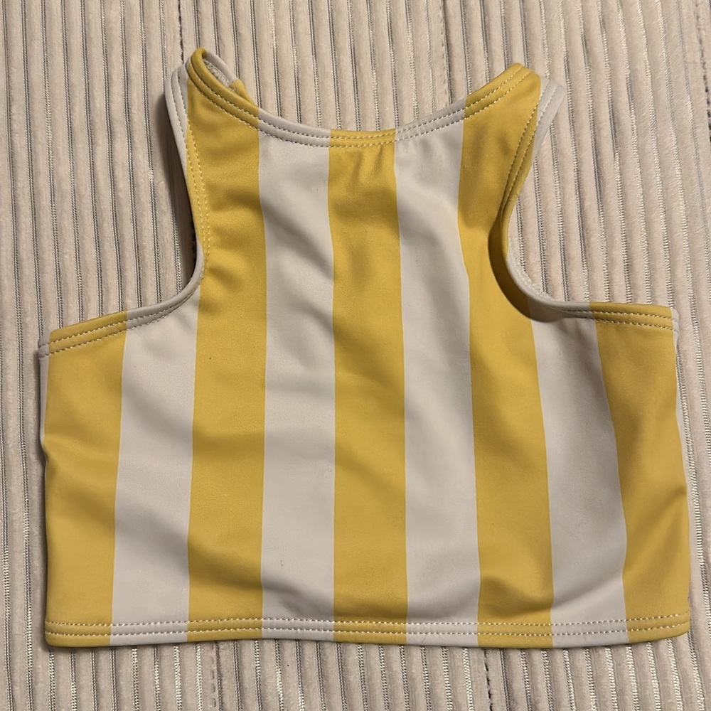 Yellow stripe racer 9/12m kortni jeane